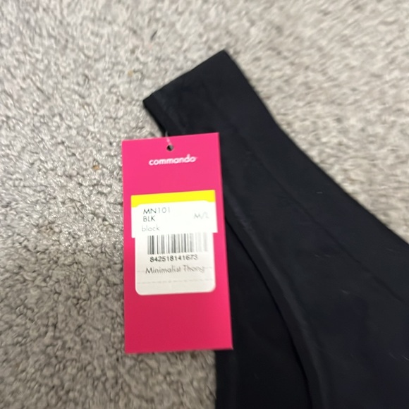 NWT Commando Black Minimalist Thong Medium Large - Picture 5 of 5